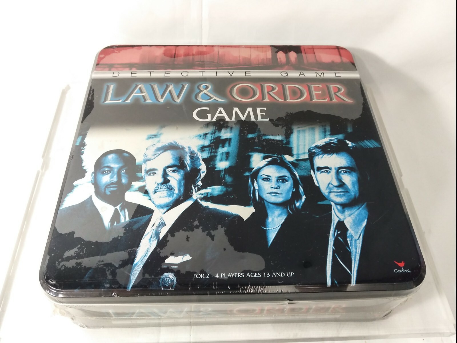 Law And Order Detective Board Game New Sealed Metal Tin Box