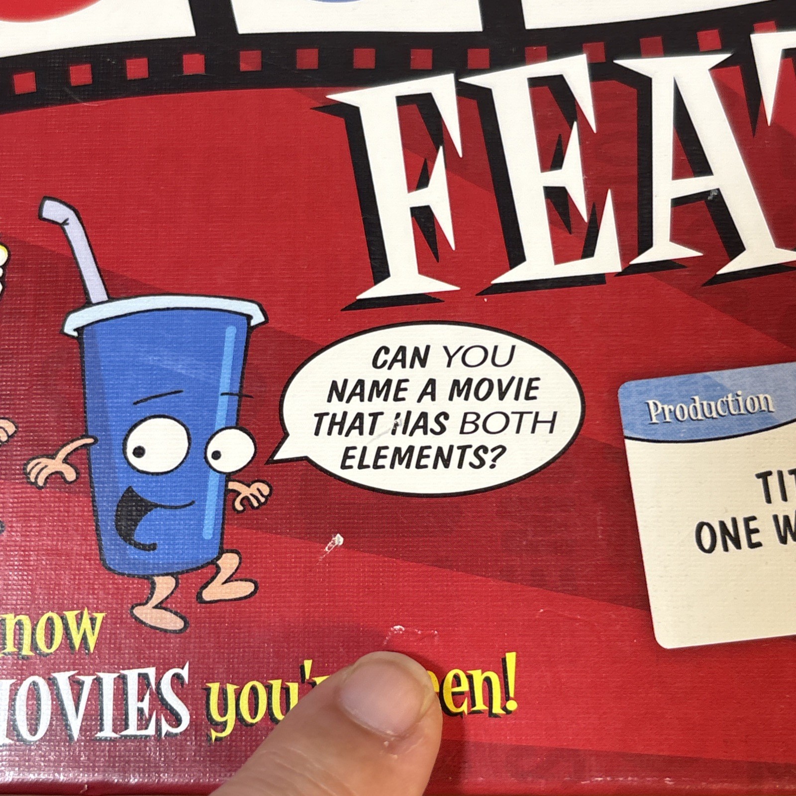 Double Feature Movie Game For Everyone Renegade, ages 10+, 4-10 players