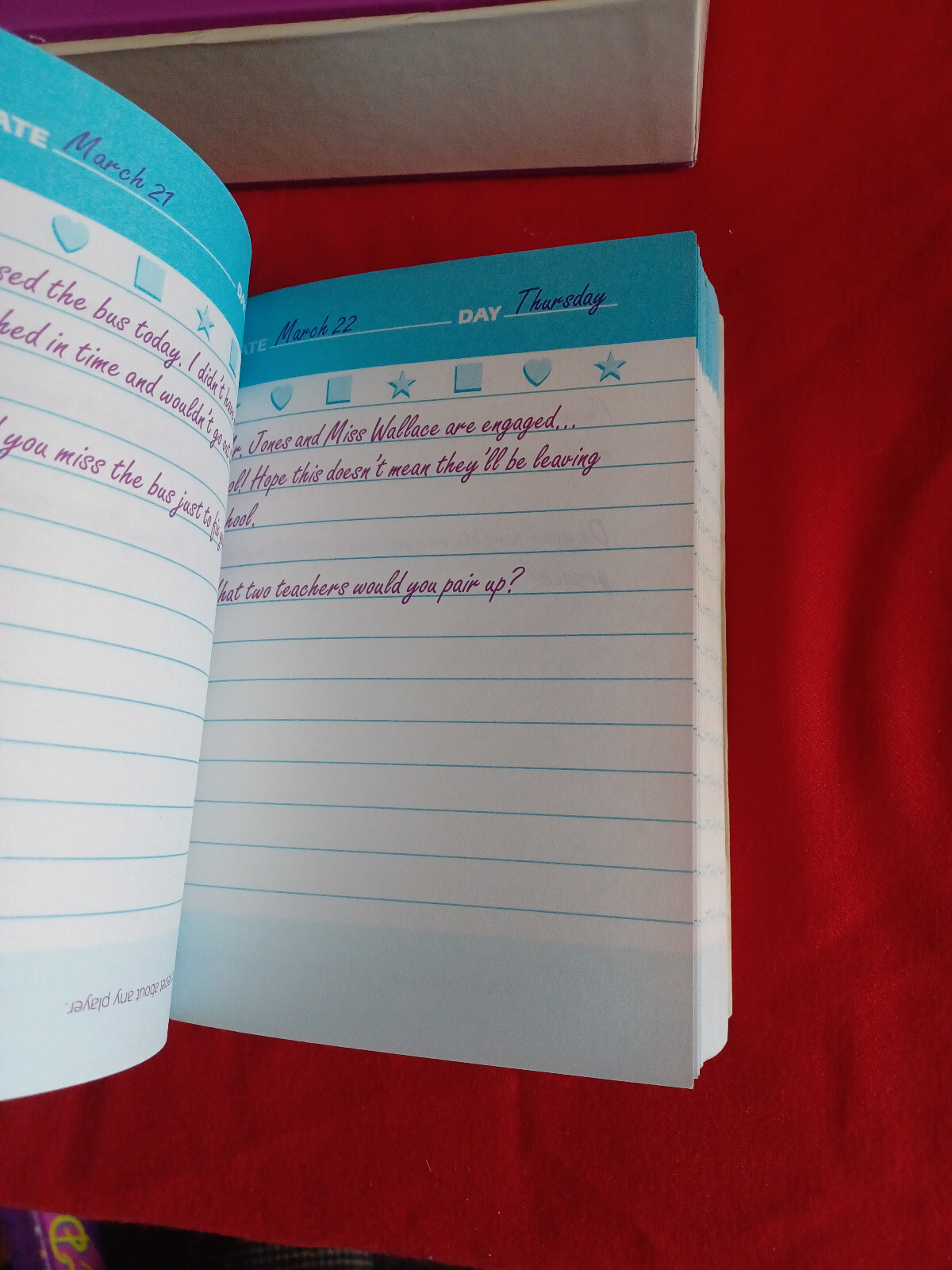 Girl Talk Secret Diary Board Game (Missing 2 Pencils, 15 Cards and 2 Pads)