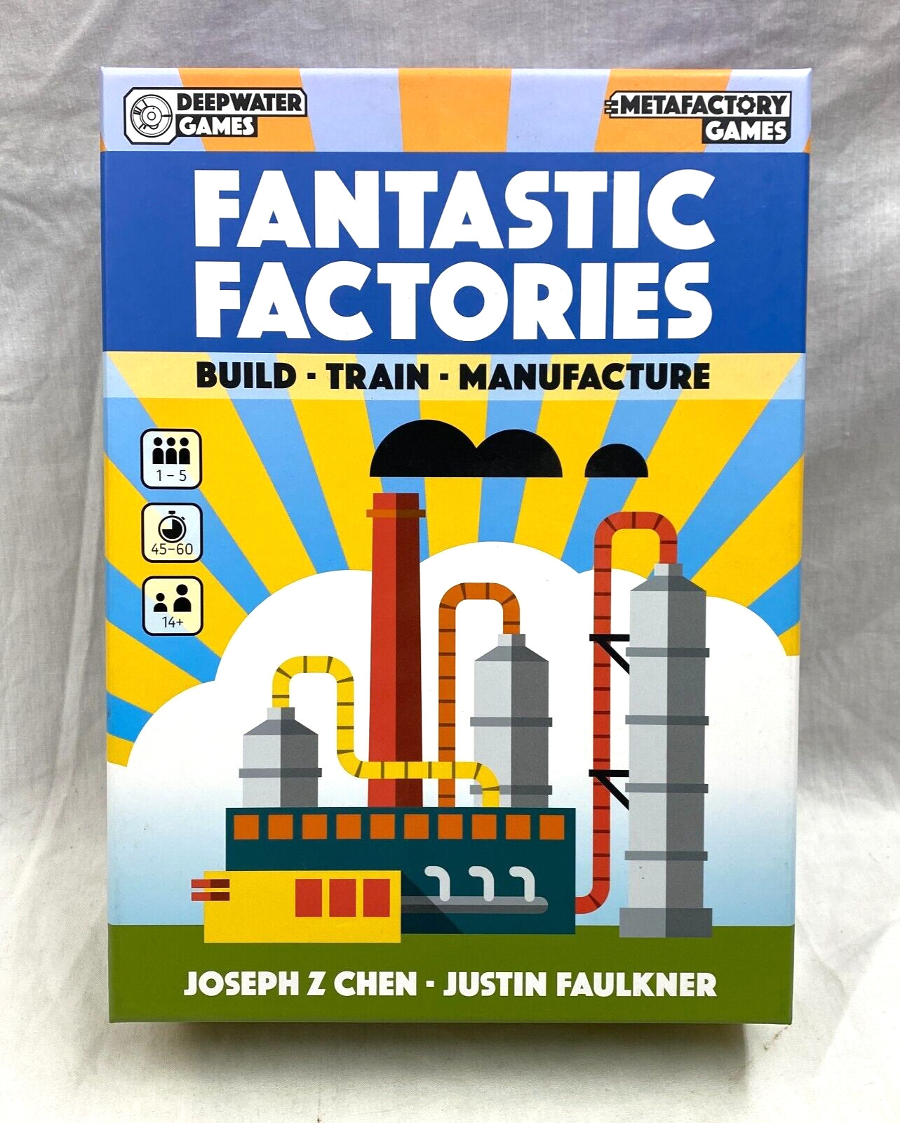 Fantastic Factories Board Game Deepwater Games 2019 EX/EX