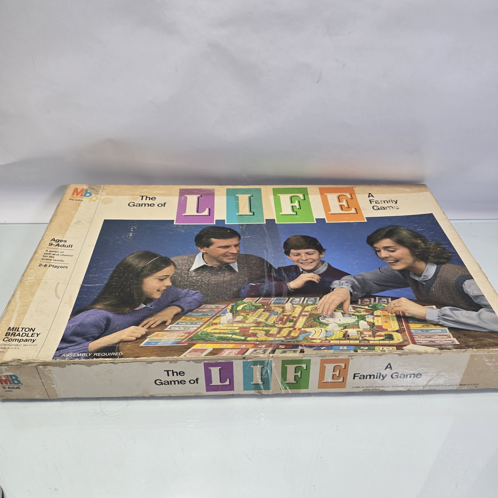 RARE VTG The Game of Life Milton Bradley 1985 COMPLETE Classic Family Version