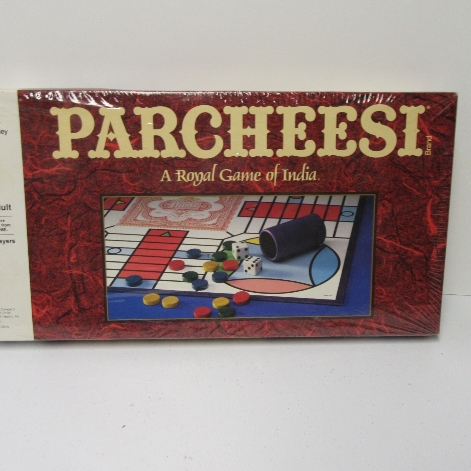 Parcheesi Board Game By Milton Bradley A Royal Game From India Vtg 1989