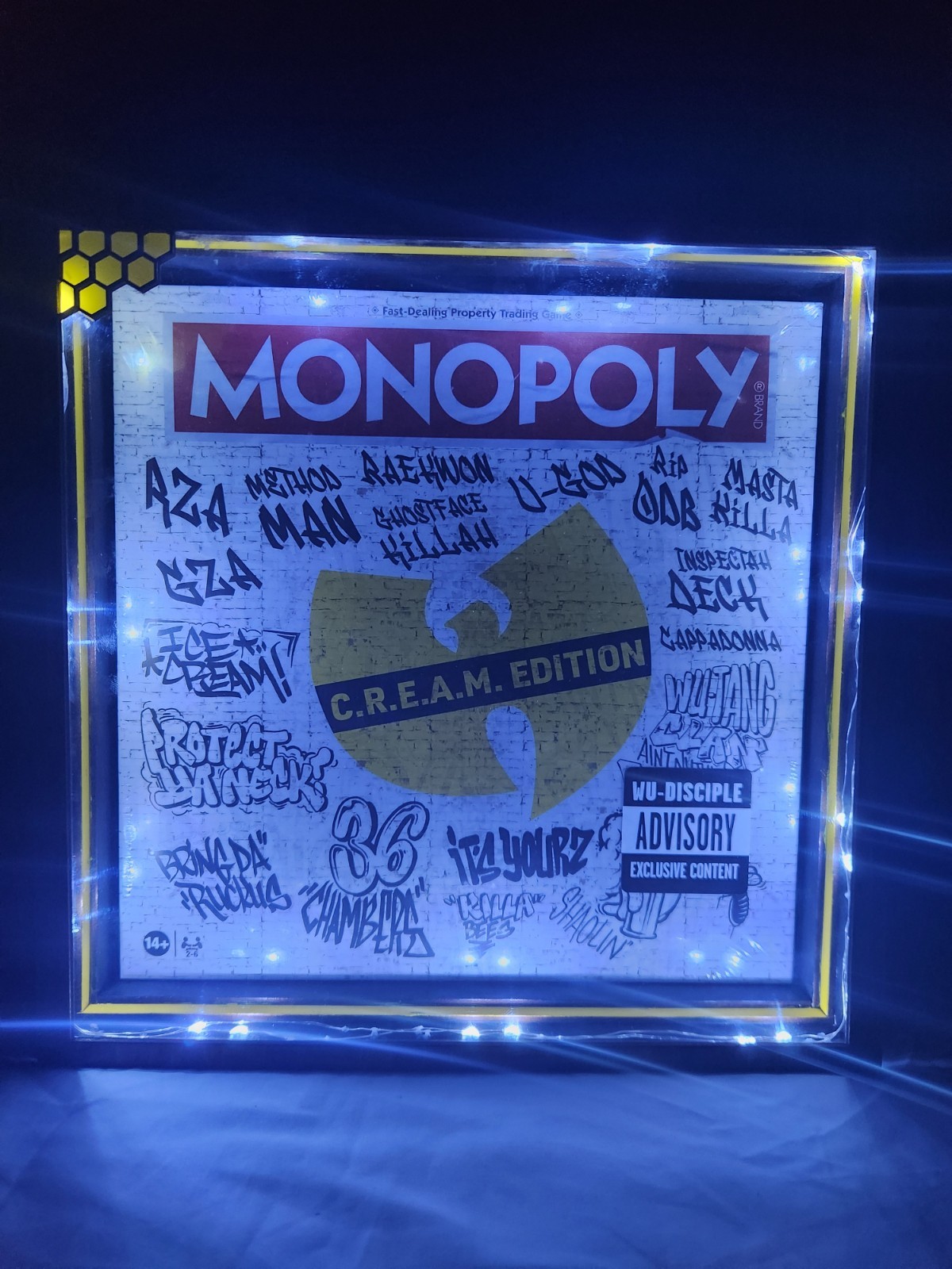 Wu-Tang Clan Monopoly Display Case (READ DESCRIPTION DISPLAY CASE ONLY)