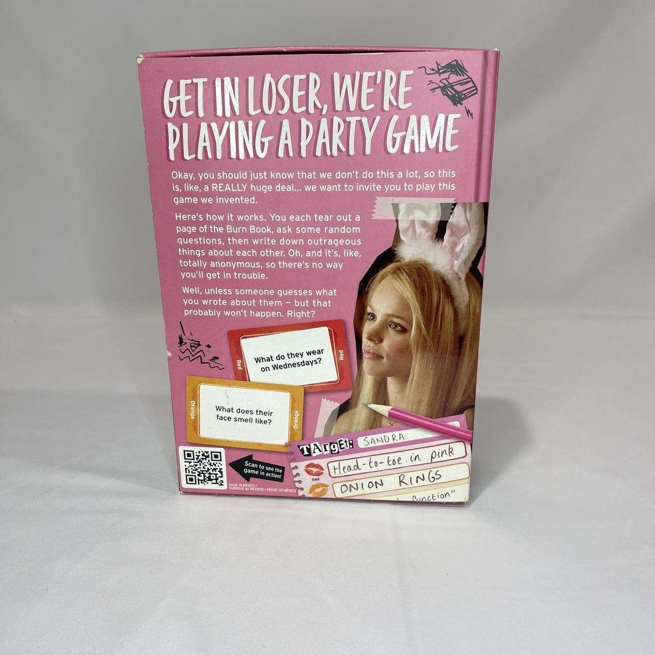 Mean Girls Burn Book The Party Game