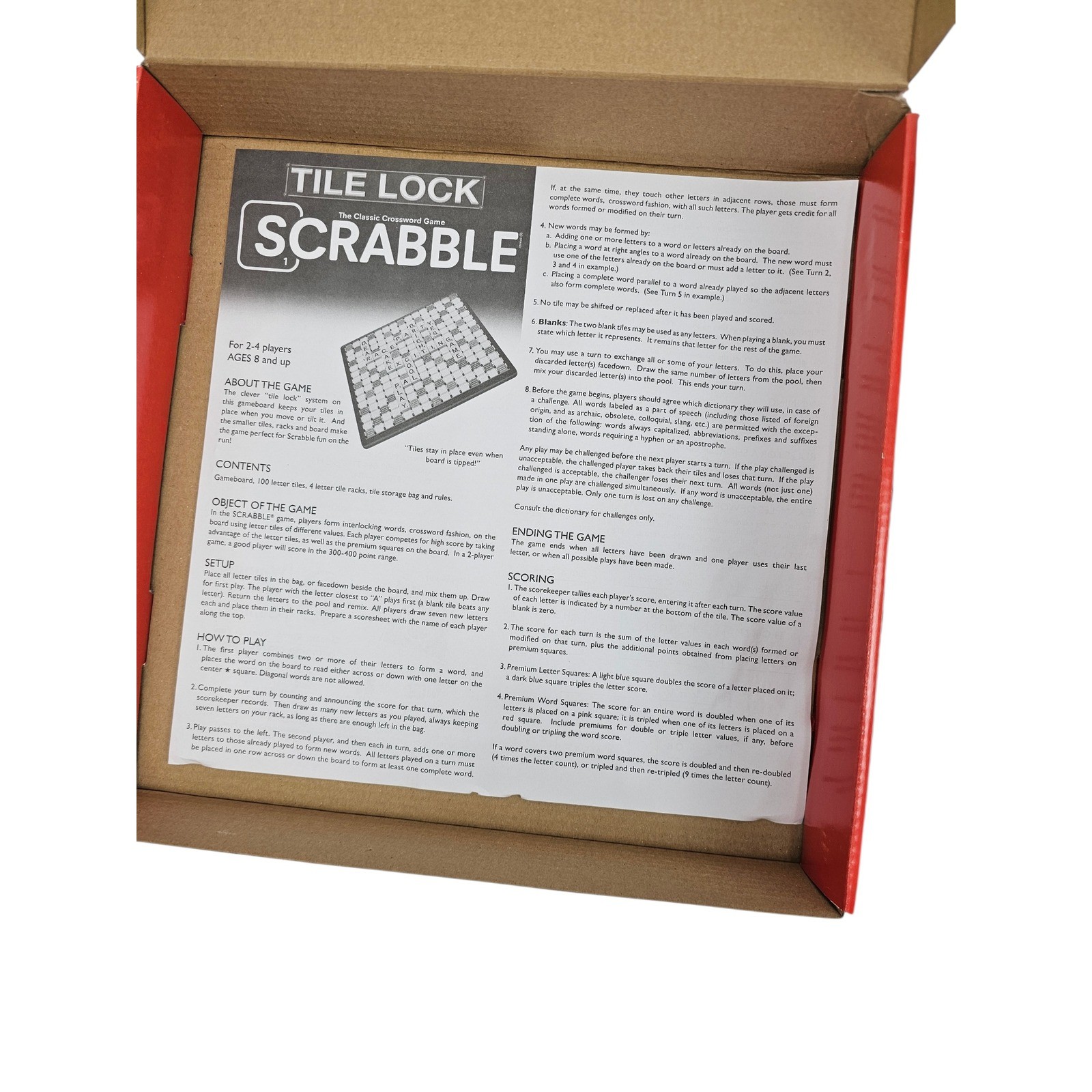 Scrabble Tile Lock Board Game Phase 10 Card Game Forte Trivia Cards Bundle