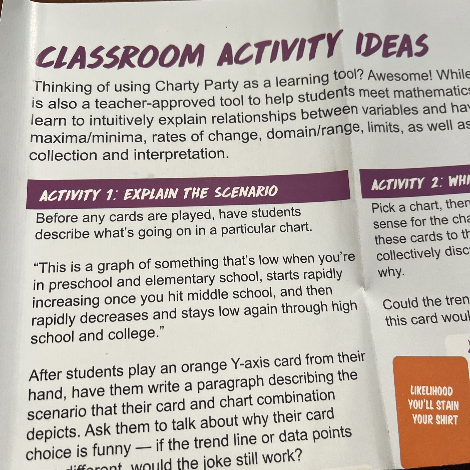 Charty Party! Hilarious Party Game ALL AGES Edition Complete In Box