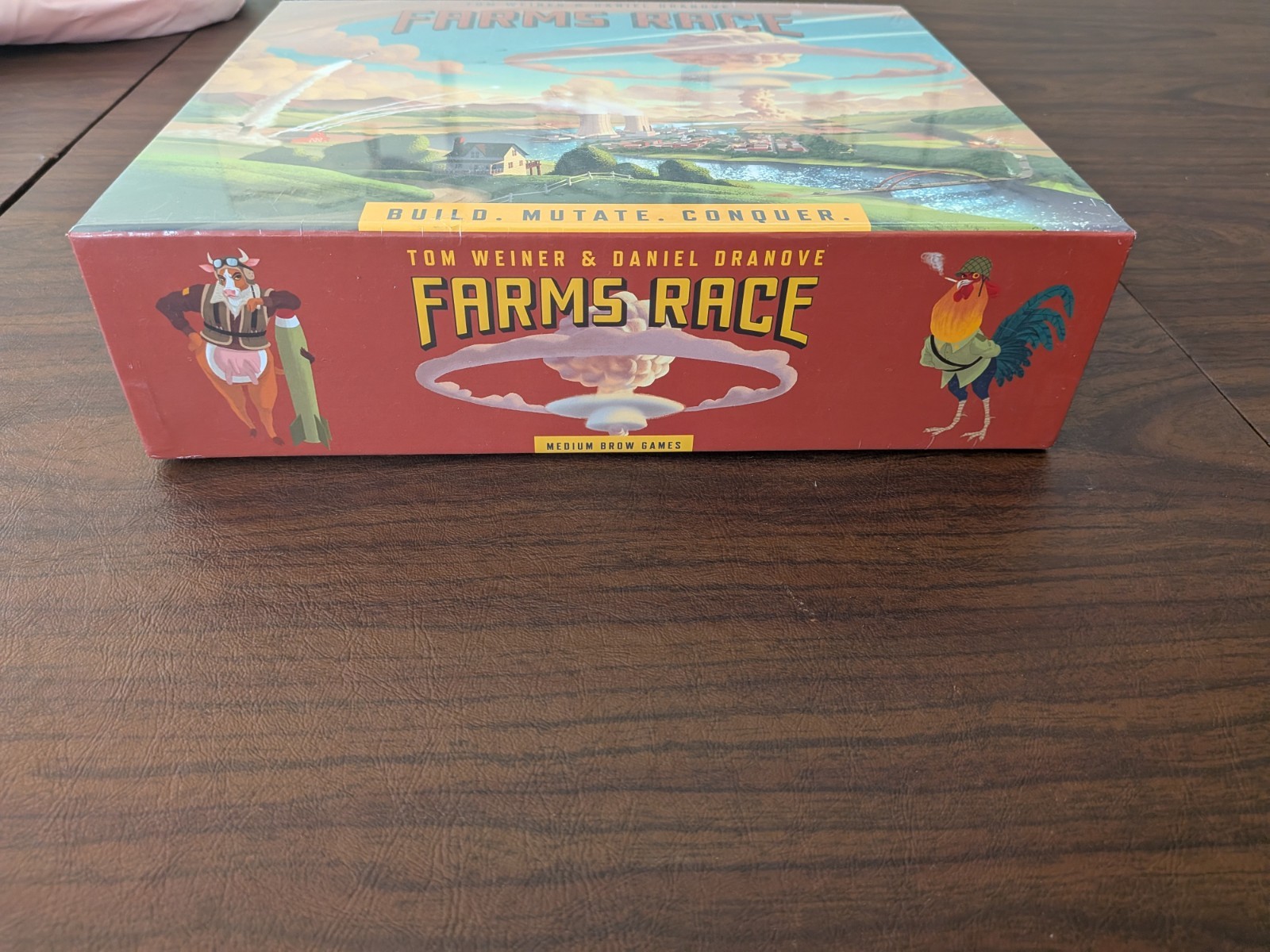 Farms Race Strategy Board Game Adults Family Medium Brow Build Mutate Conquer