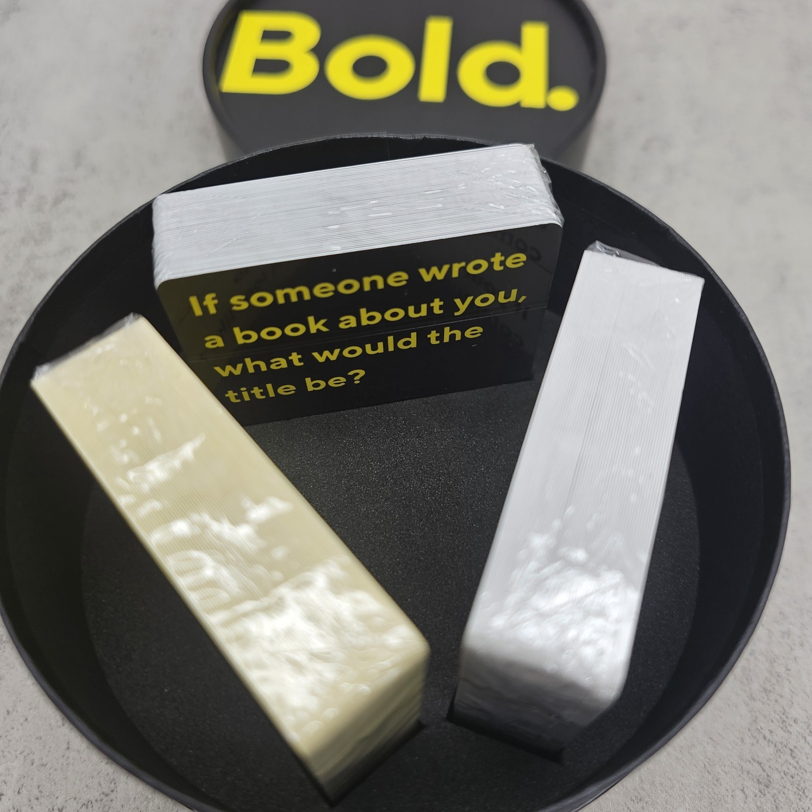 Bold – The Ultimate Conversation Adult Card Game – 3 Decks & 300+ Questions- New