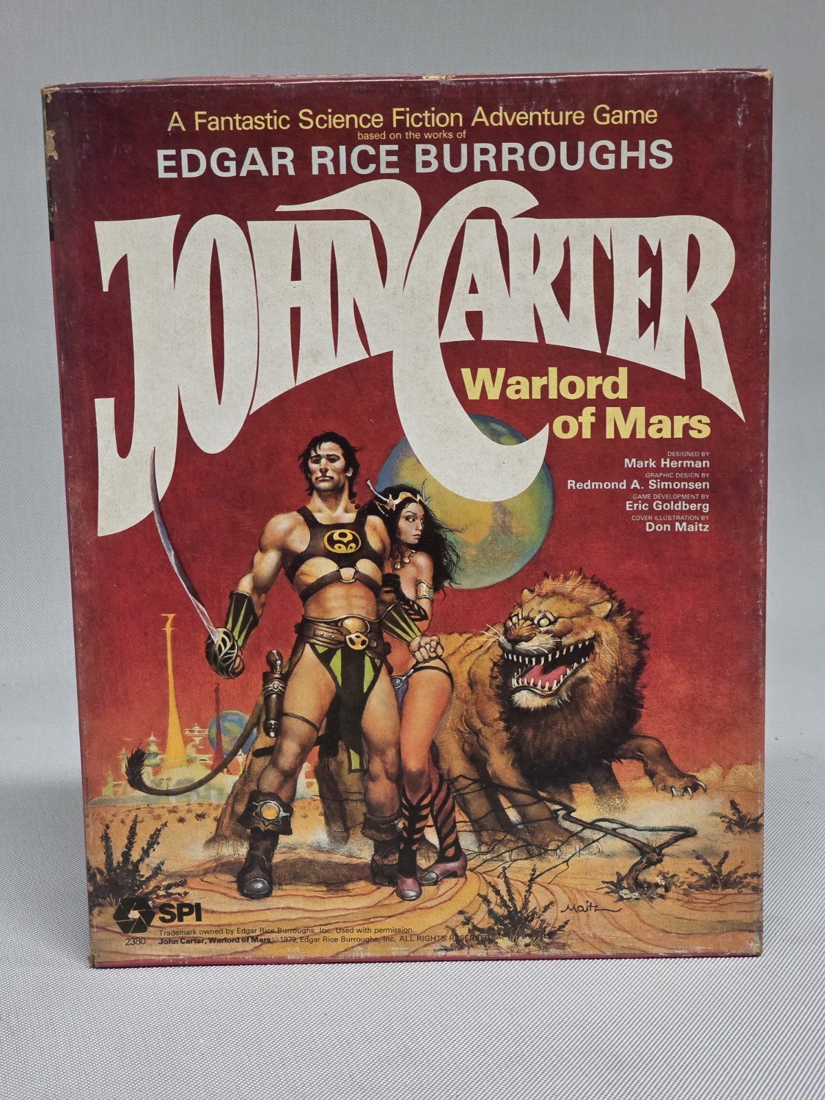SPI John Carter Warlord of Mars Sci-Fi Game 1979 (SEE PICS)