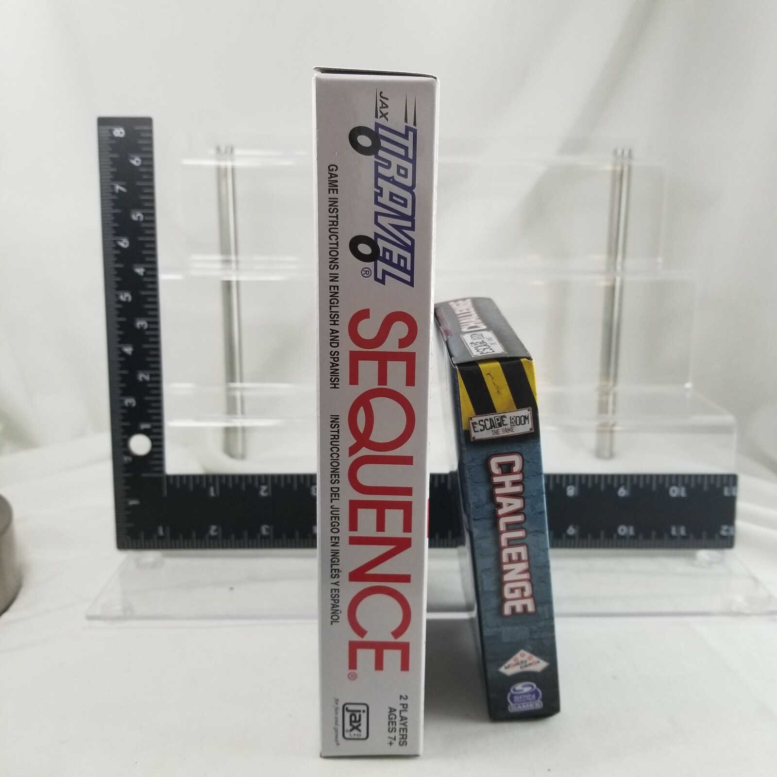 Sequence a Game of Stratategy in a Compact Travel Case & Escape Room CHALLENGE