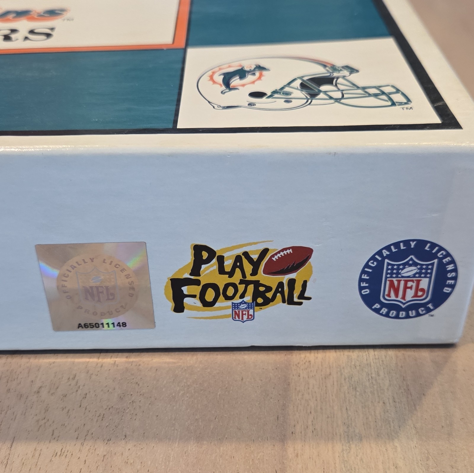 Miami Dolphins Checker Board Game w/ Gumball Helmets Figures and Surprises