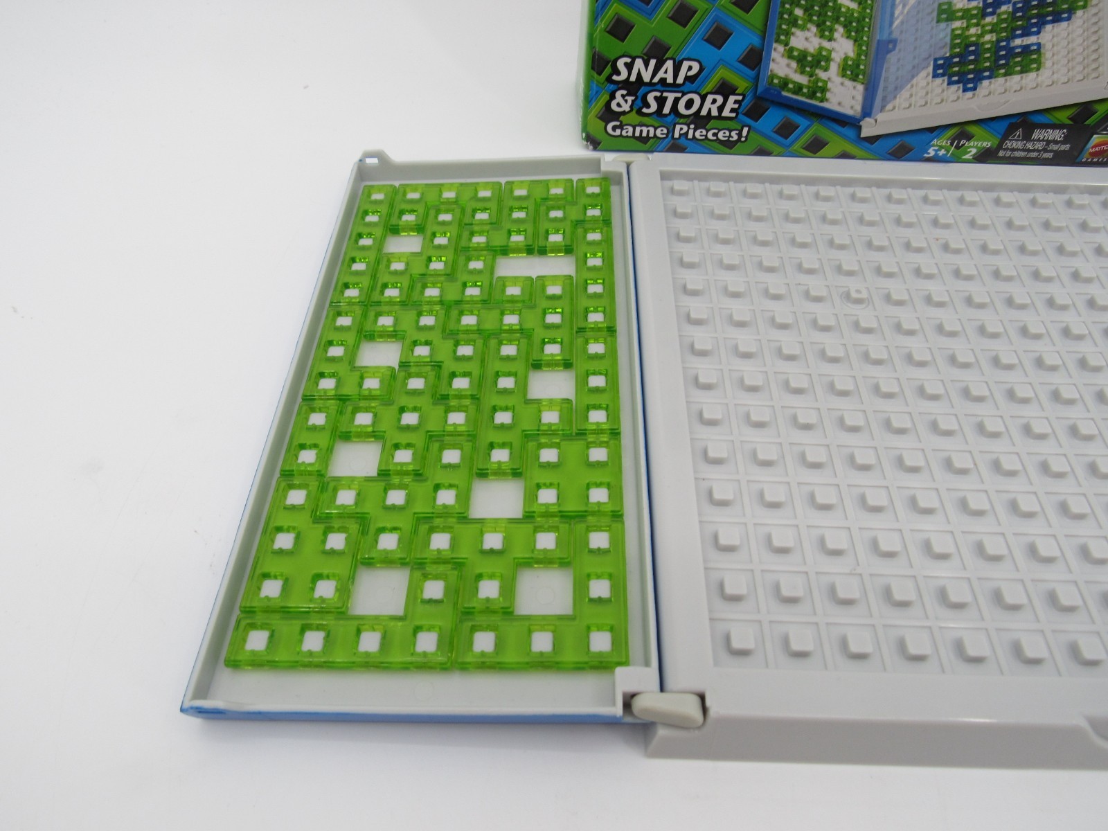 Blokus To Go for 2 Players COMPLETE Mattel 2009 Storage Trays Travel Strategy
