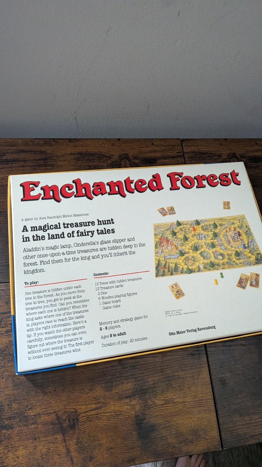 Vintage Enchanted Forest Magical Treasure Hunt Board Game Complete Ravensburger