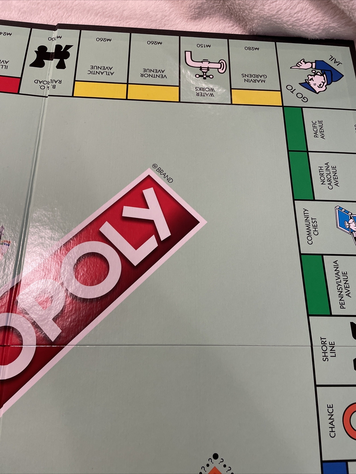 Monopoly Board Game Replacement Board & Instruction Manual Booklet Only