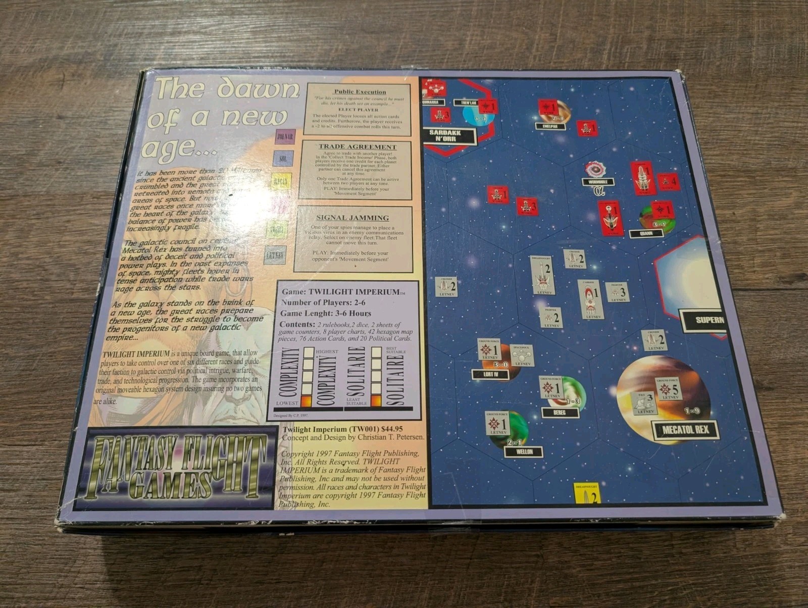 FFG Twilight Imperium Twilight Imperium (1st Ed) Box VERY RARE