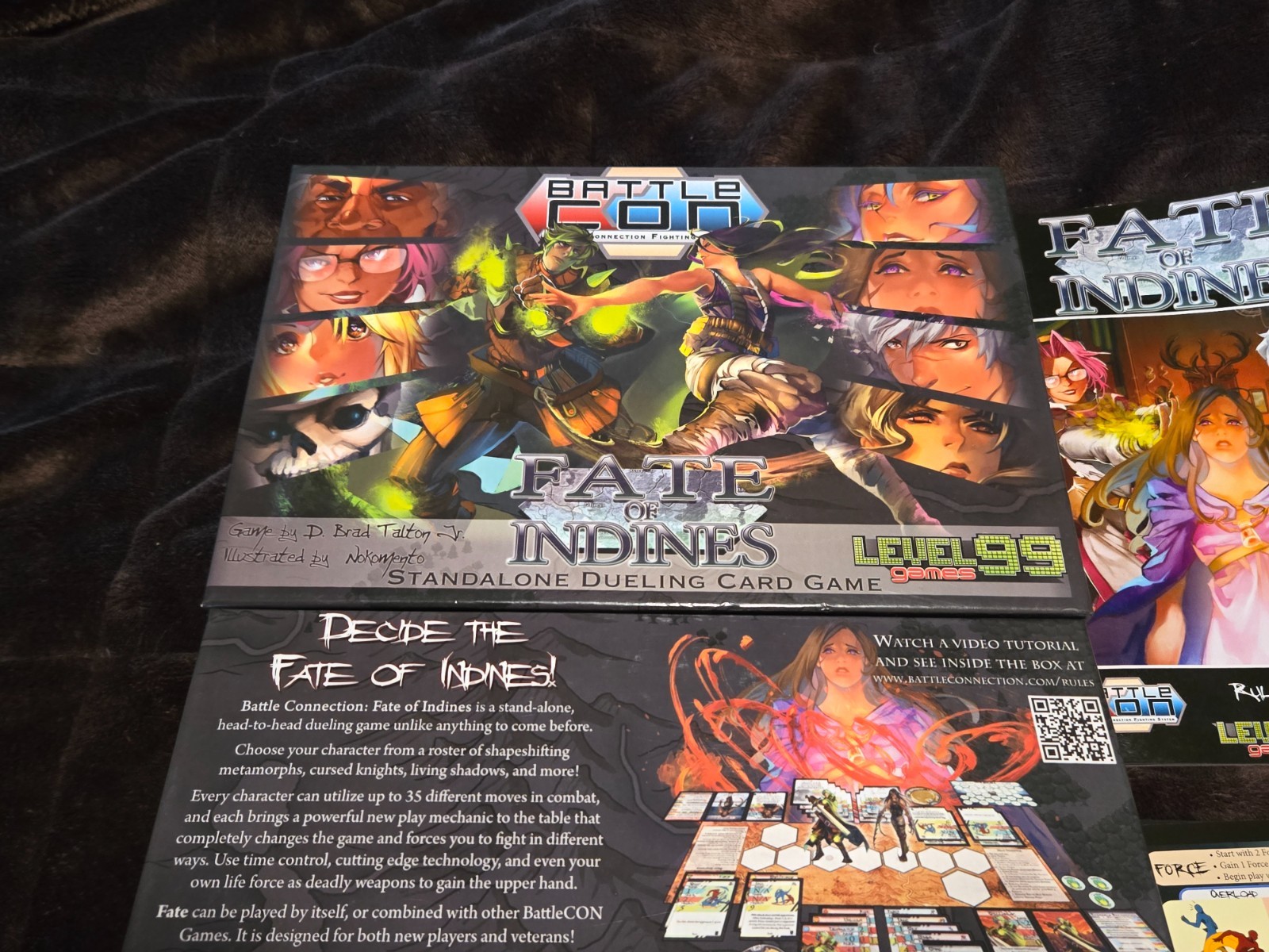 BATTLE CON Fate of the Indines Standalone Dueling Card Game Complete
