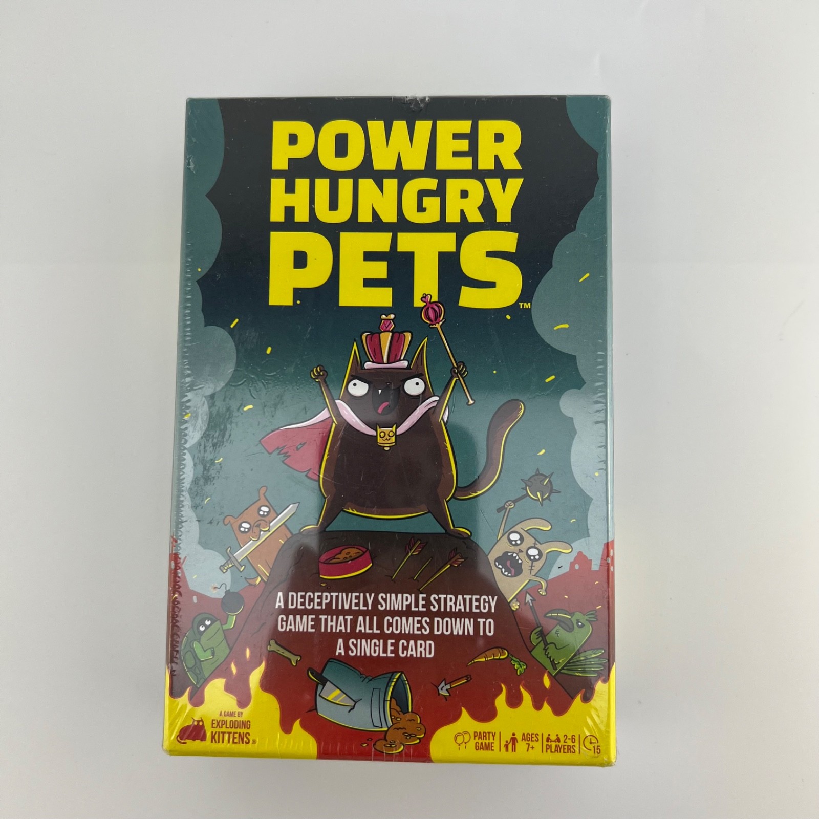Exploding Kittens: Power Hungry Pets – Board Game