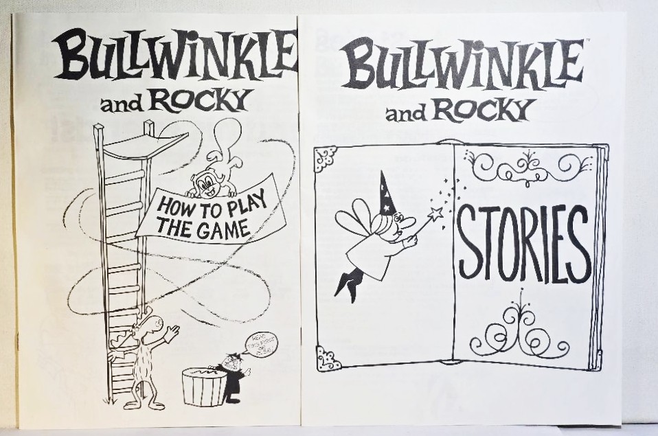 Bullwinkle and Rocky Role Playing Party Game RPG 1988 COMPLETE Unplayed MINT