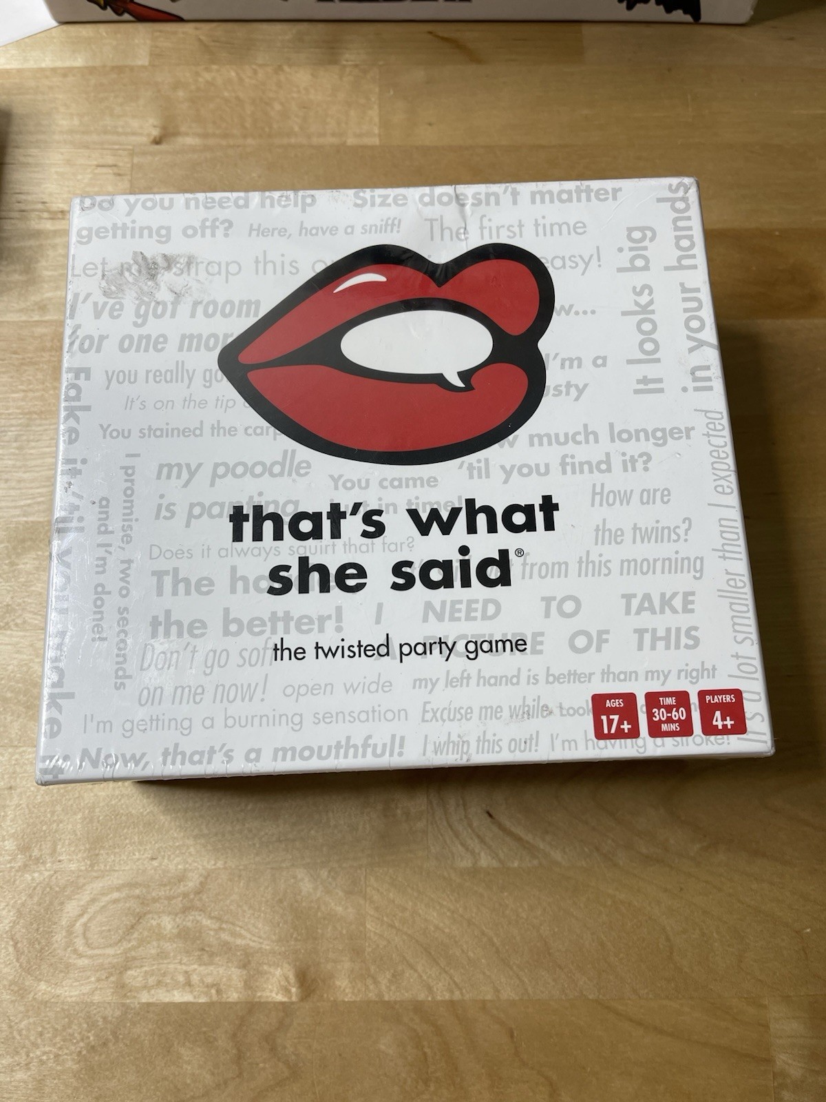 That’s What She Said The Party Game of Twisted Innuendos Board Game – New Sealed