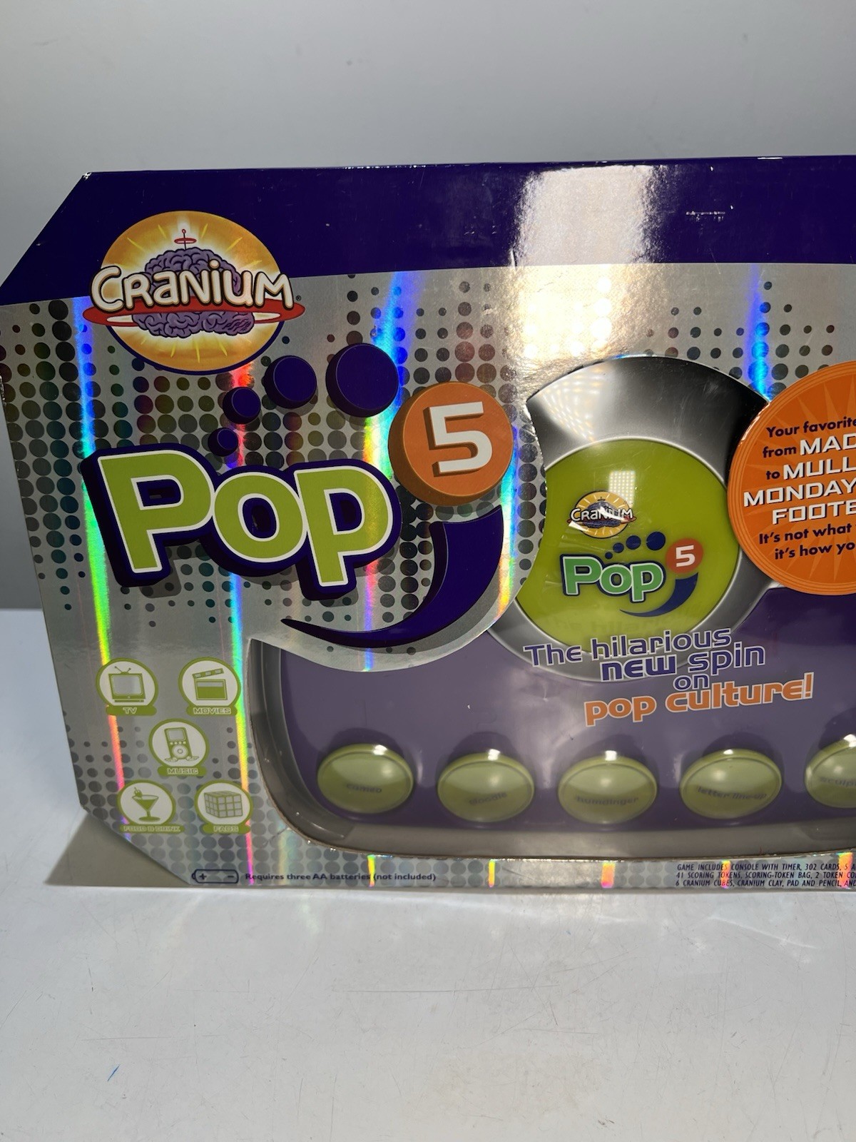 NEW Cranium Pop 5 Adult Pop Culture Trivia Console Board Game SEALED