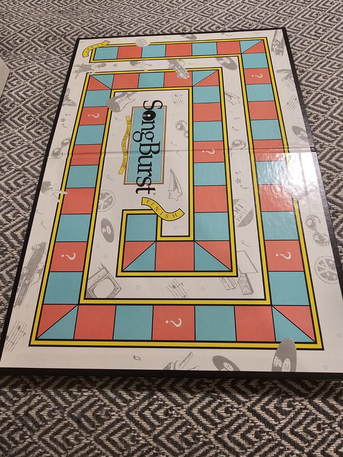 SongBurst Board Game Complete the Lyric 50’s & And 60’s Edition 90s Board Game