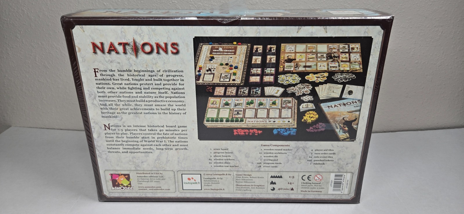 Nations Board Game Asmodee 2014 NEW Sealed Lautapelit