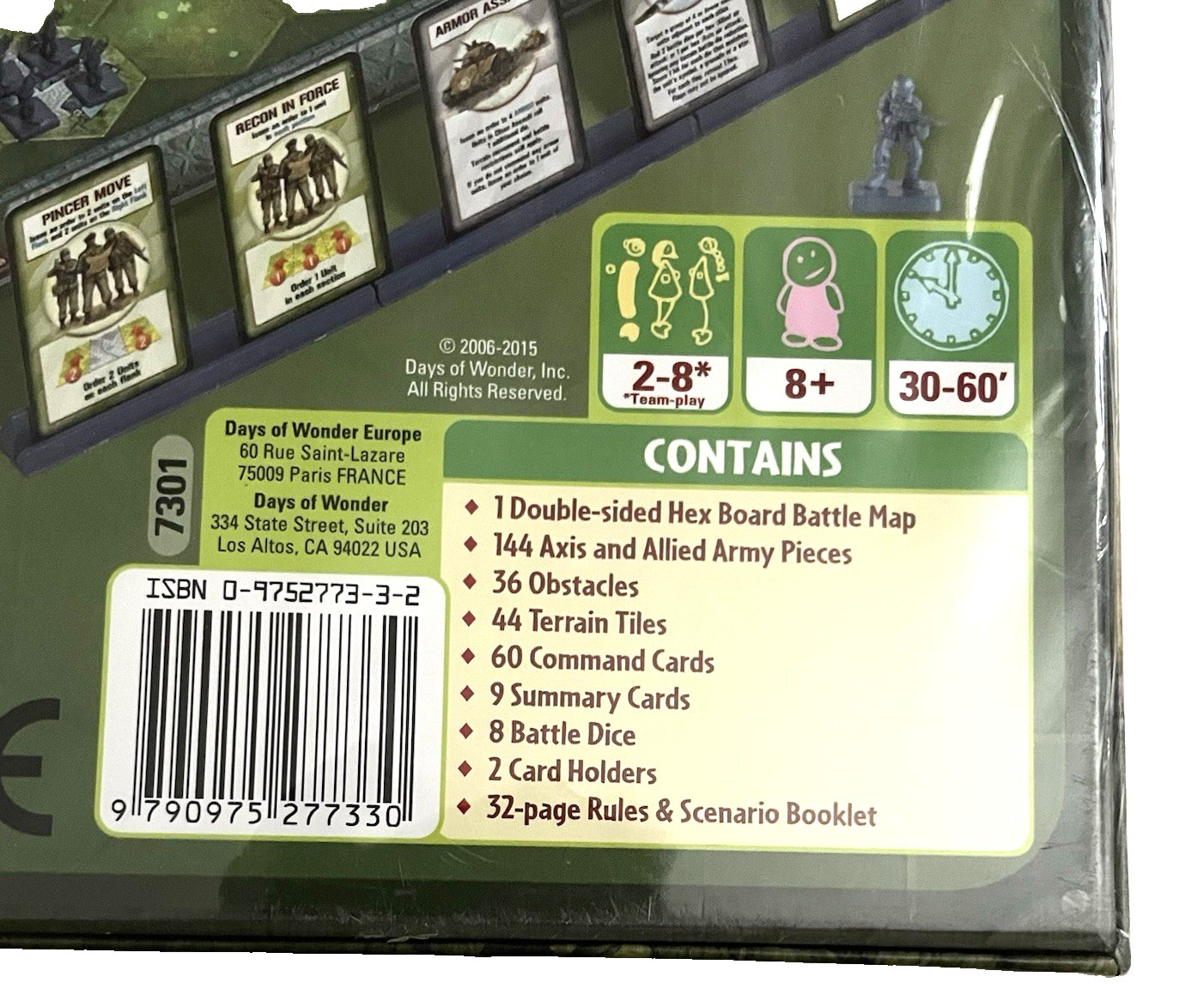 MEMOIR ’44 Board Game RICHARD BORG 60th Anniv of D-Day War NEW SEALED