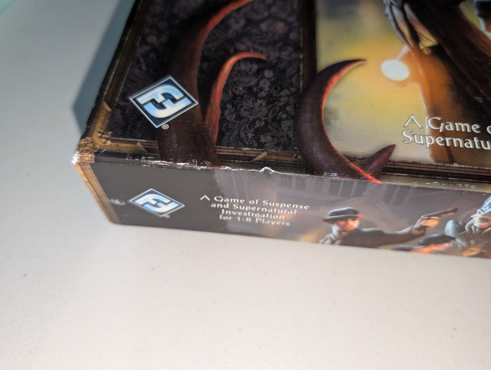 Elder Sign Revised Edition Arkham Horror Files Board Game Used