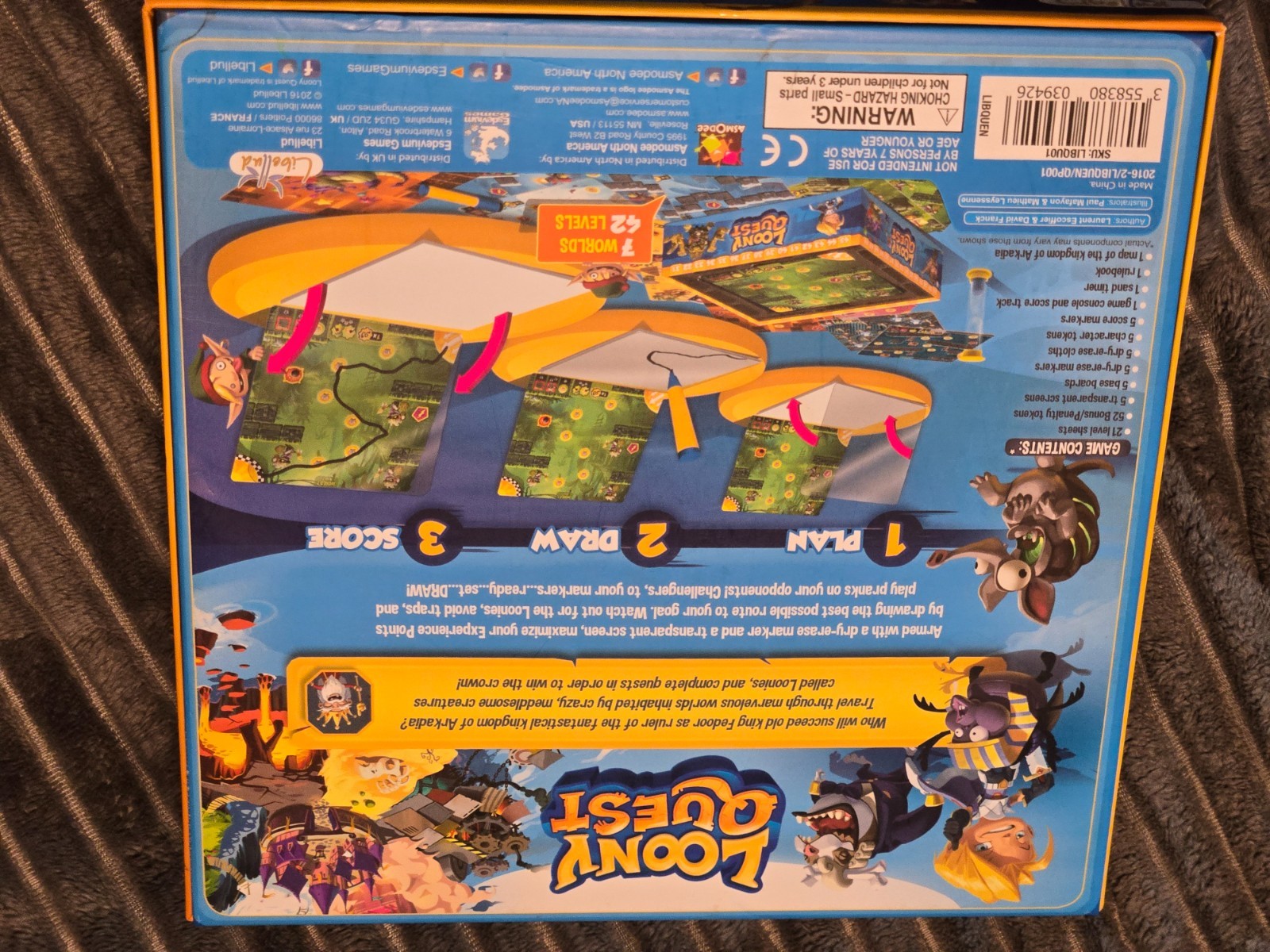 Loony Quest Board Game 2-5 Players/Libellud Laurent Escoffier David Franck