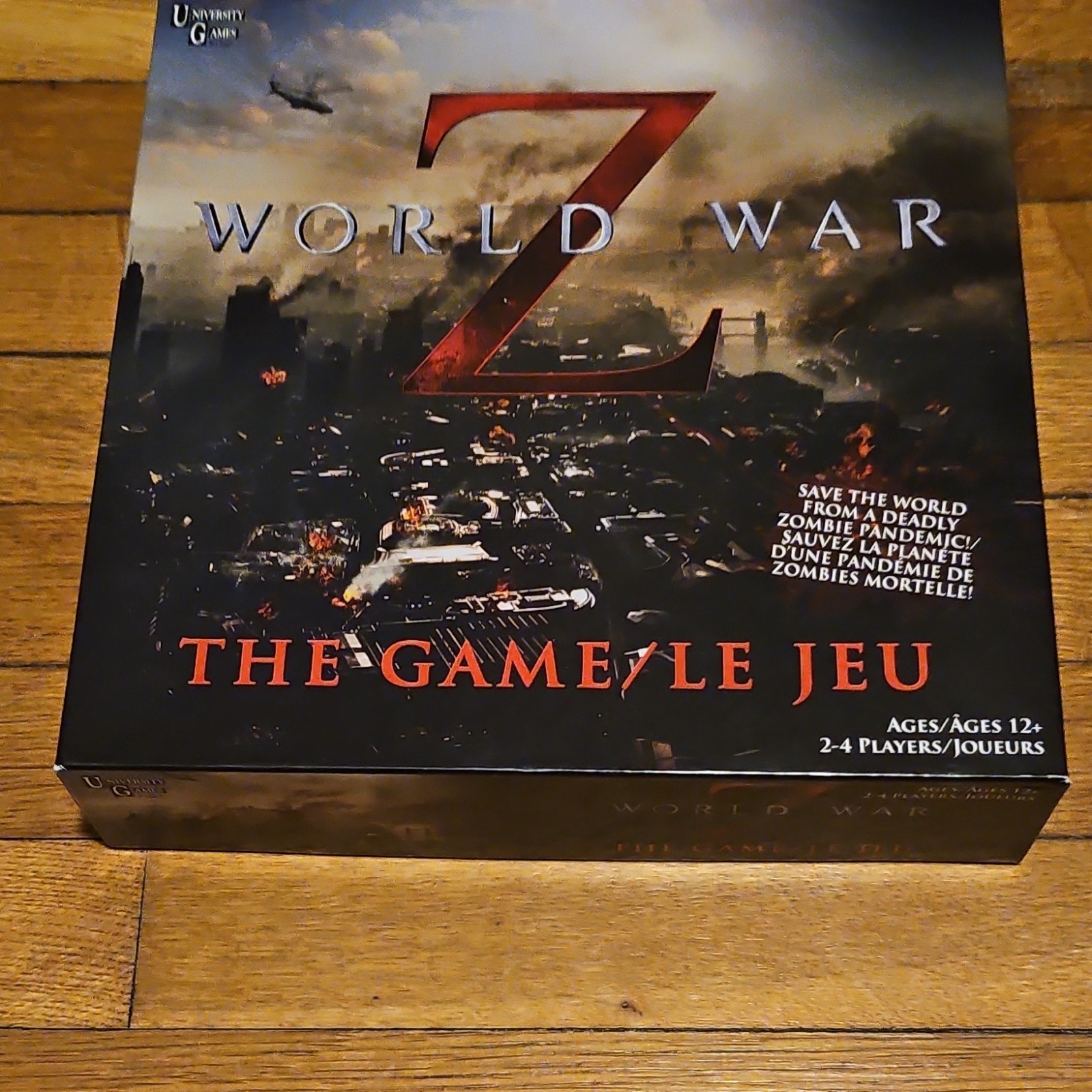University Games World War Z The Game Board Game Ages 12+ 2-4 Players