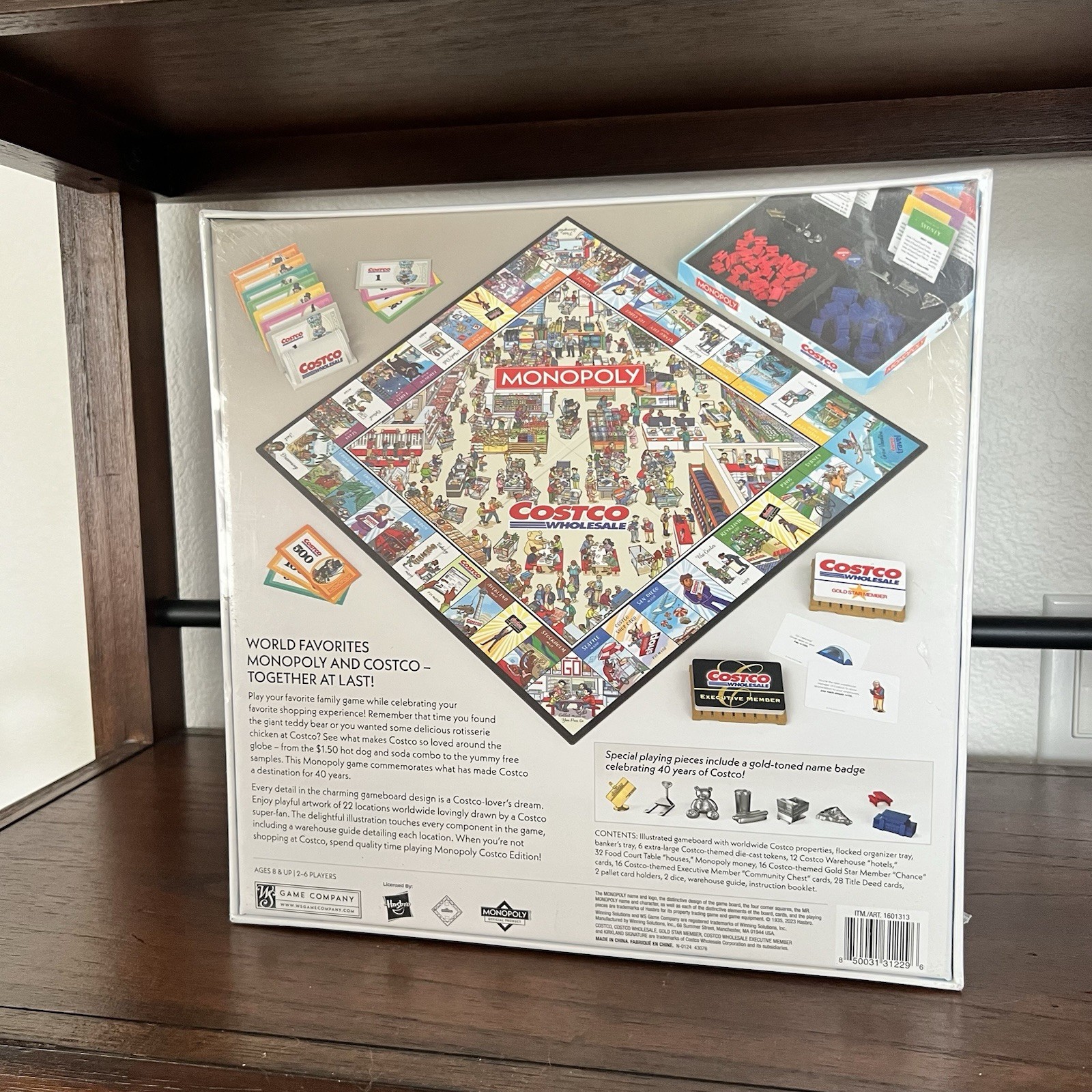 SEALED Monopoly Costco Wholesale COMPLETE WS Game Company 2023 Shopping Members