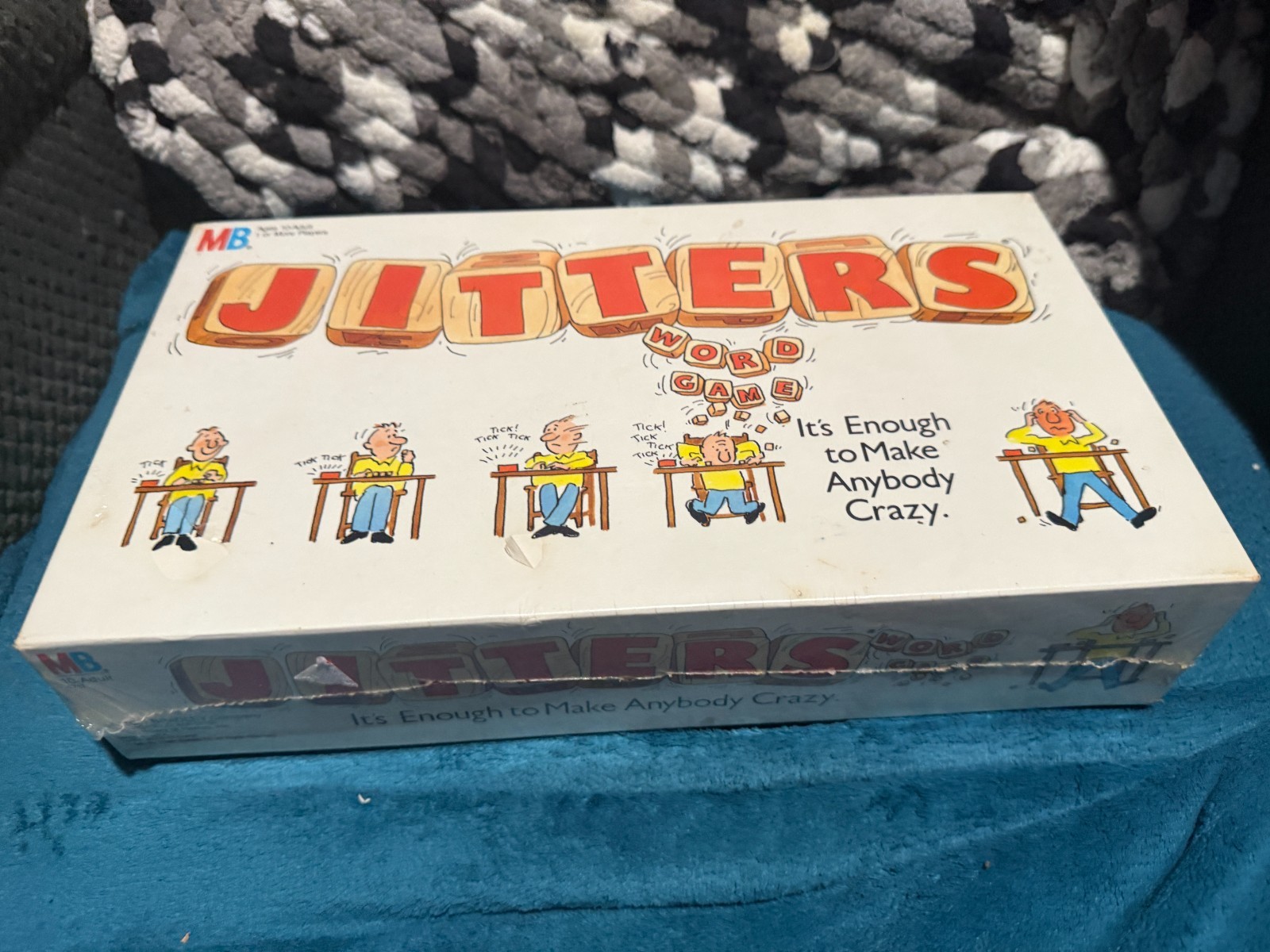 1986 Jitters Word Game by Milton Bradley Brand New Sealed Vtg Board Game
