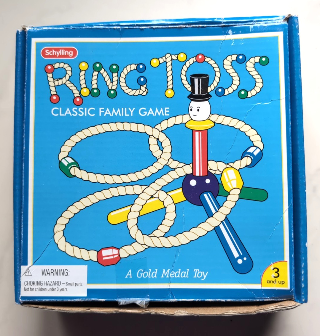 Schylling Classic Ring Toss Game A GOLD MEDAL TOY 3+