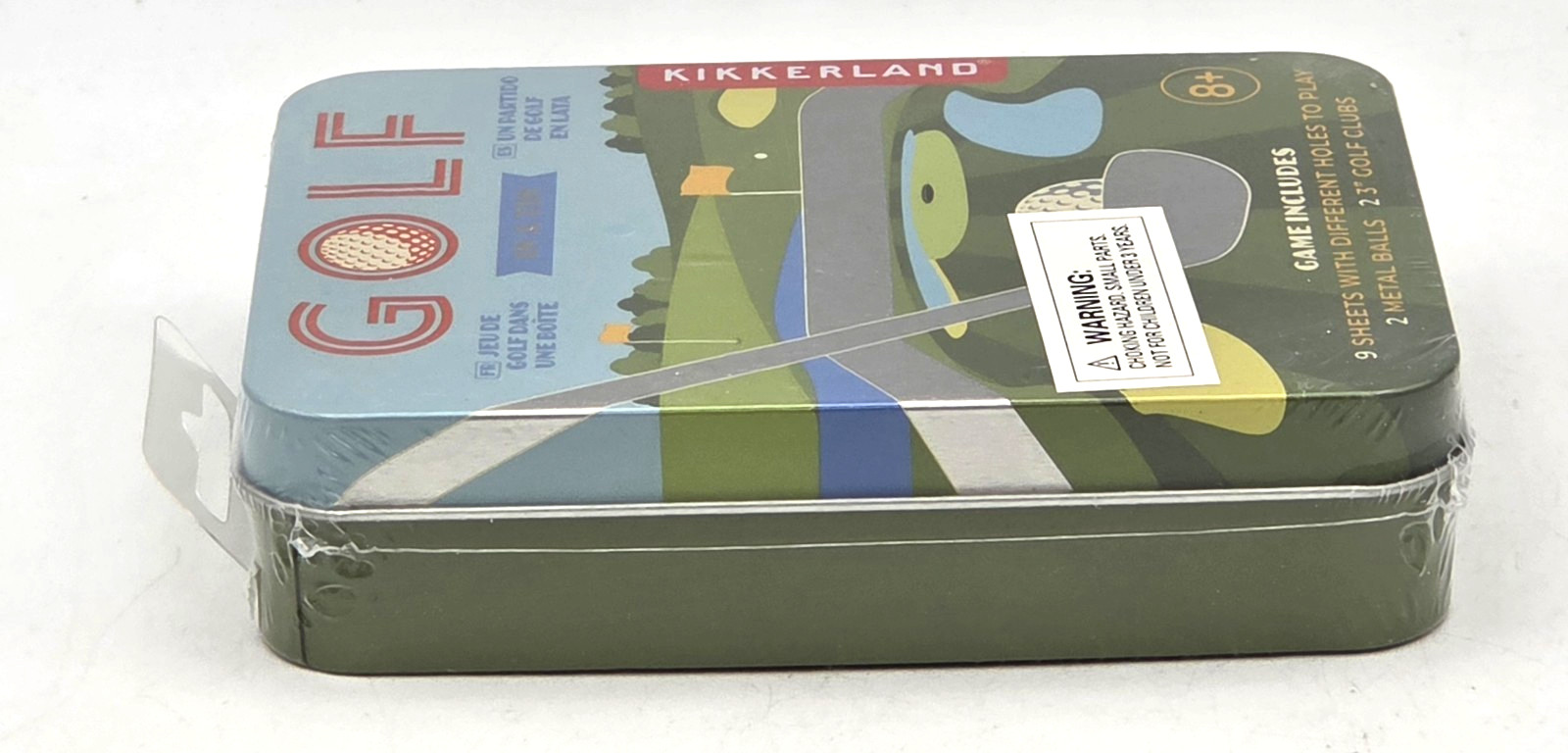 Kikkerland Golf In A Tin Desktop Mini Game Set NEW SEALED Travel Size ⚡FREE SHIP