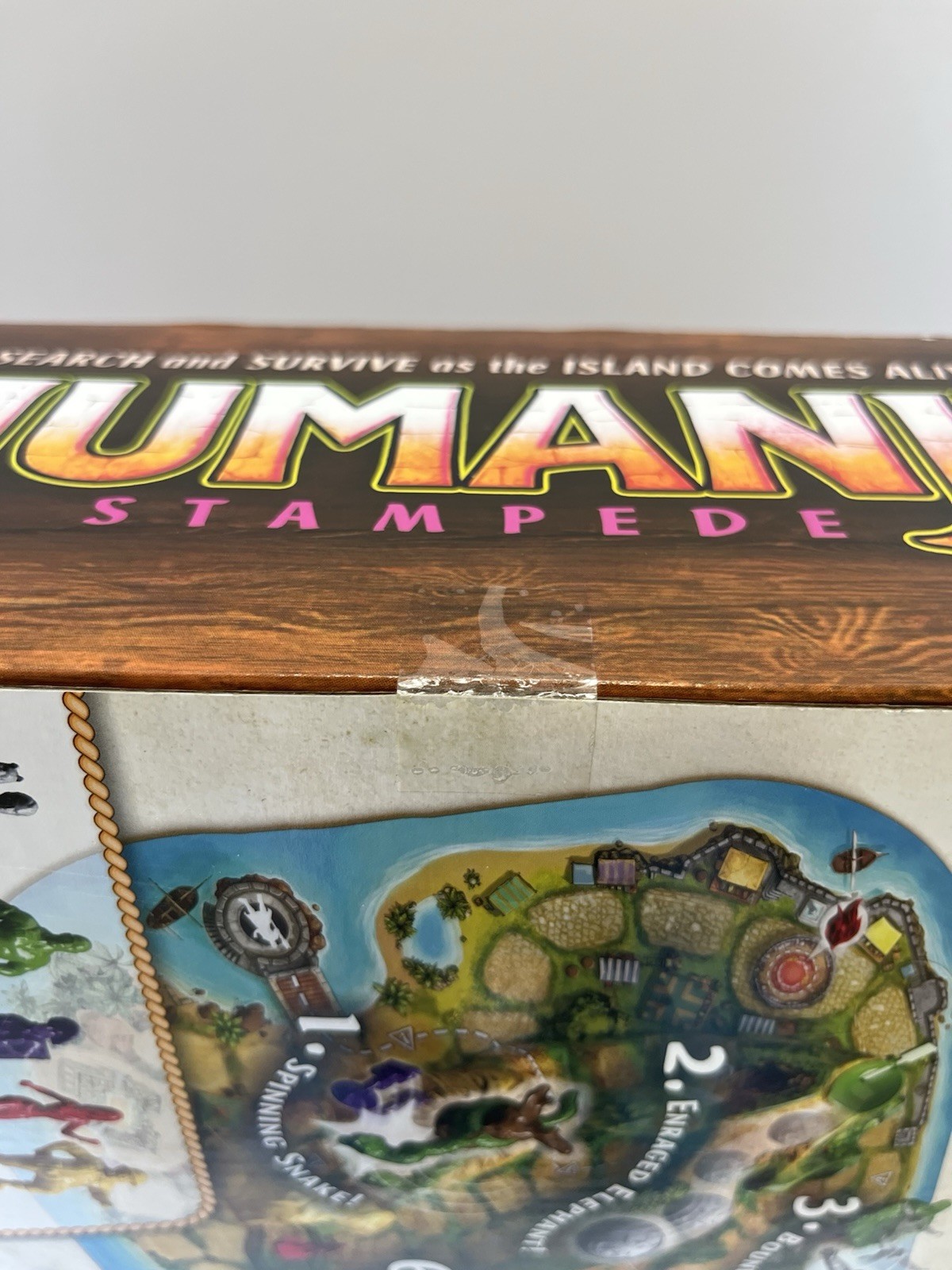 Jumanji Stampede Cooperative Board Game, 3D Adventure Game, Family Game NEW