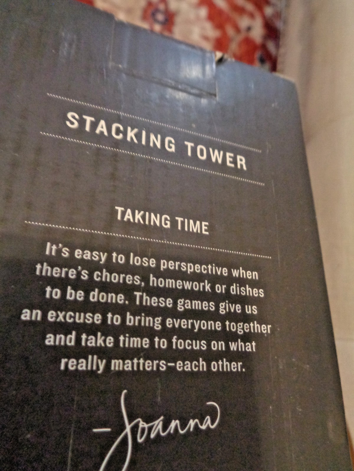 Hearth and Hand Toppling / Stacking Tower Wood Block Game