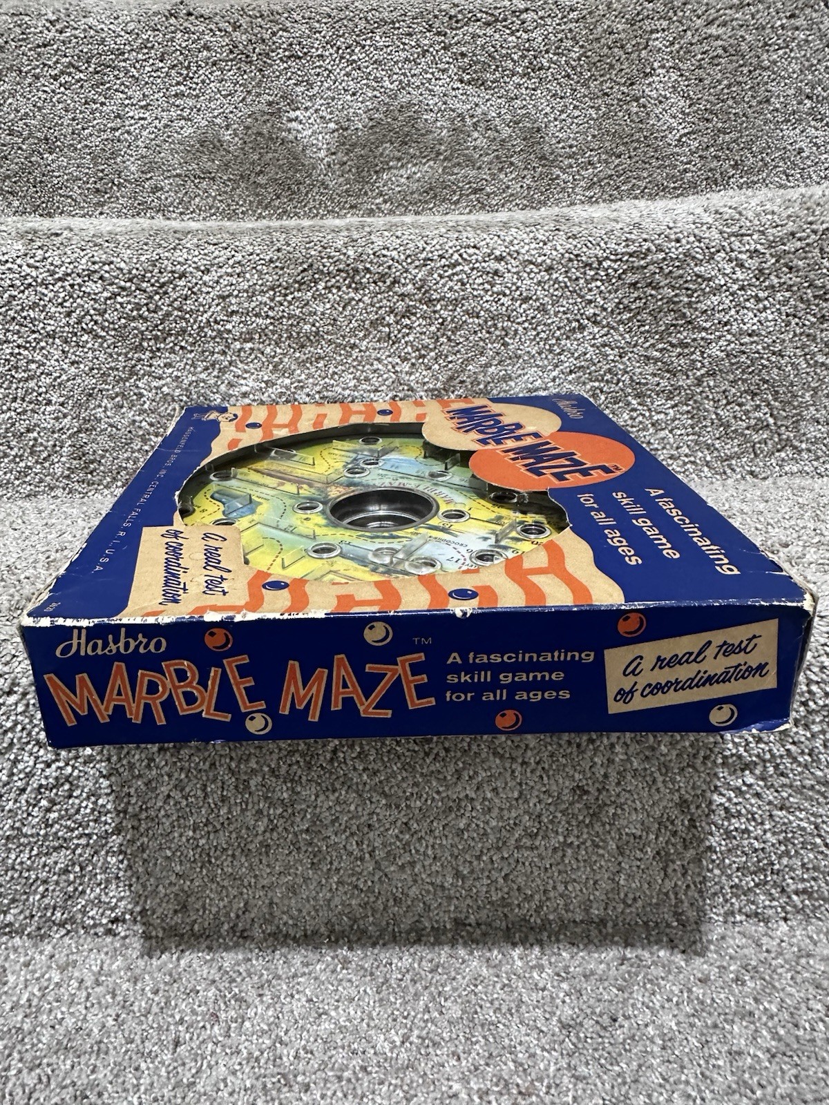 Vintage Hasbro Marble Maze Skill Game in Original Box