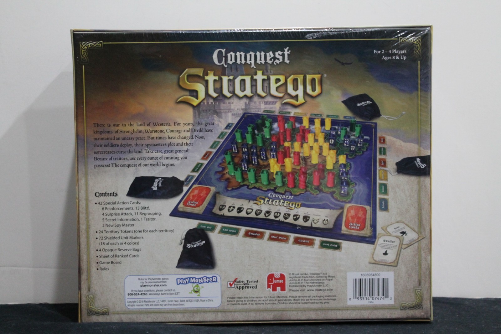 2016 Stratego Conquest Board Game Strategy PlayMonster 2-4 Players SEALED NEW