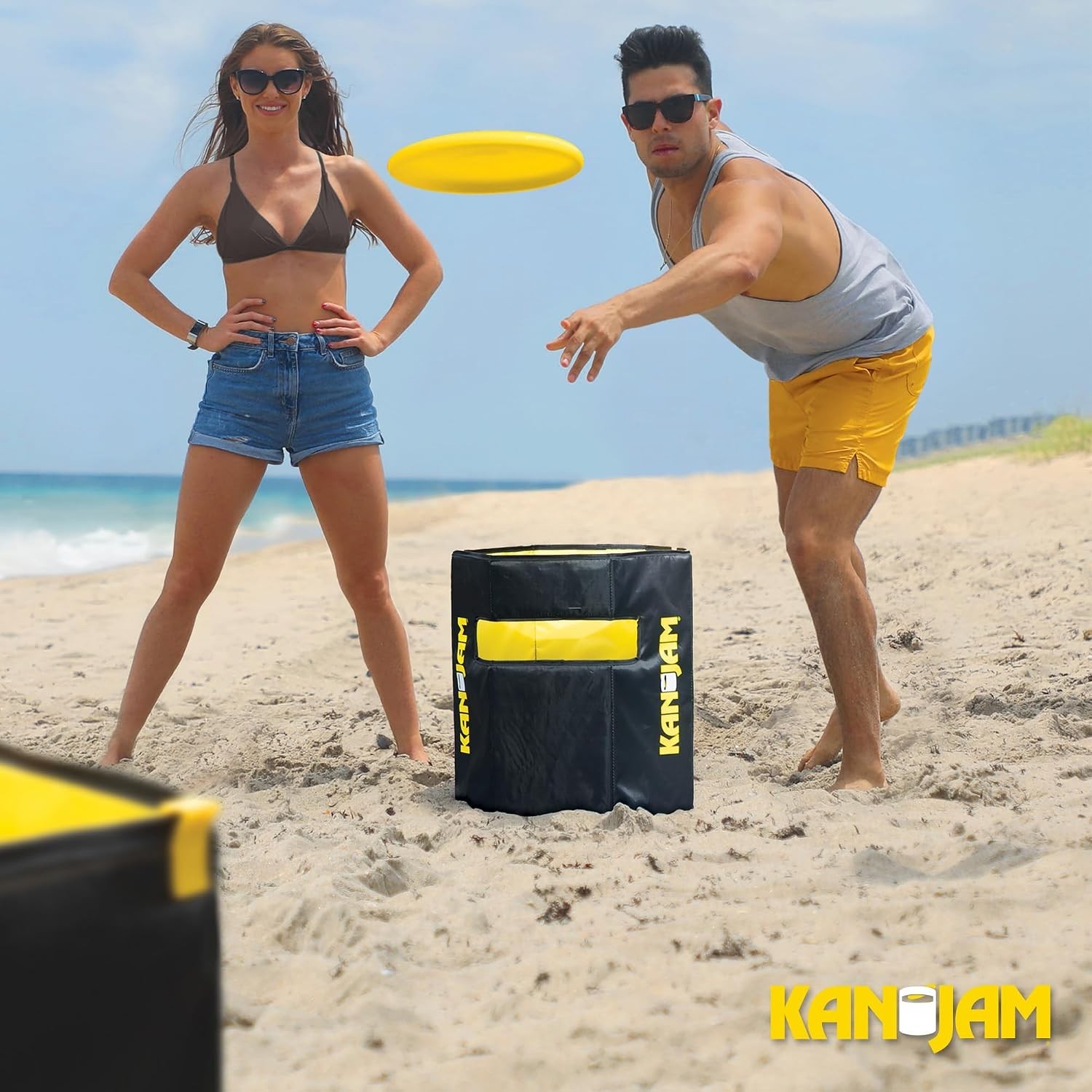 All-Weather Foldable Disc Toss Game with Carry Bag – Unleash Outdoor Joy!