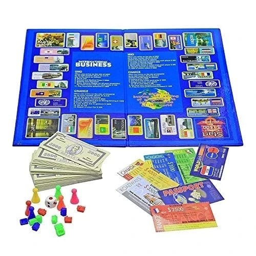International Business Game Indoor/Outdoor Folding Board Game Unisex Play Gifts