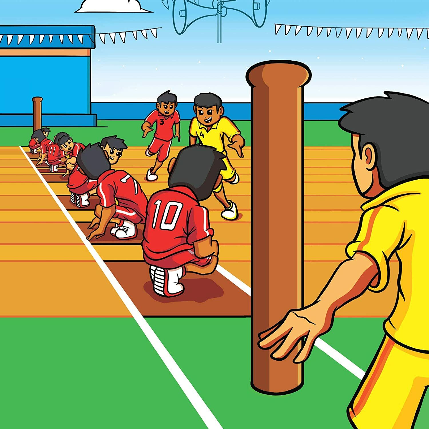 Funskool Kho-Kho: The Traditional Tag Game of INDIA Board Game Age 8+ F/S