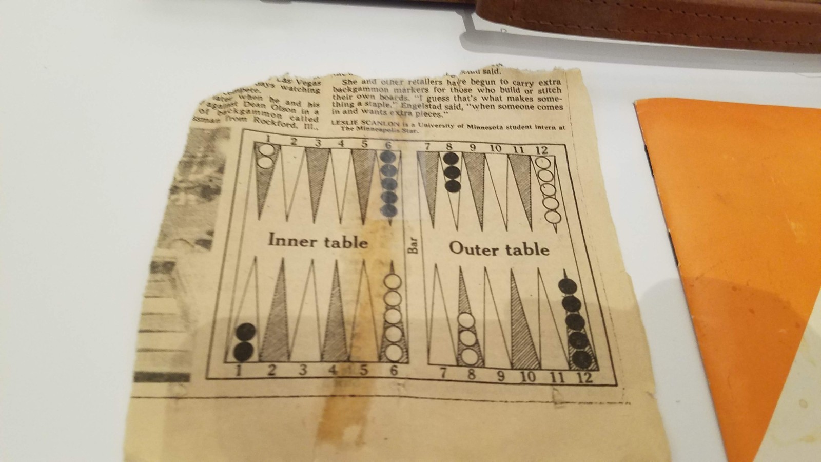 Backgammon Game Set in Case Complete