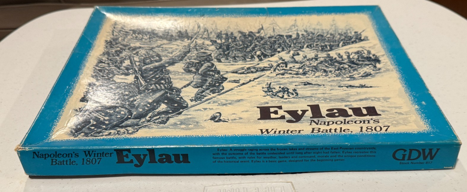 GDW Napoleonic Wargame Eylau 1980 COMPLETE