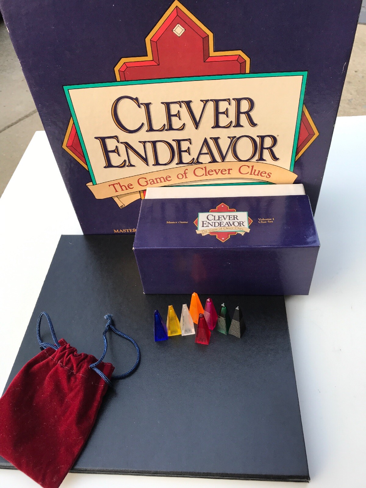 Clever Endeavor, the Game of Clever Clues Master Game Deluxe Edition 1989