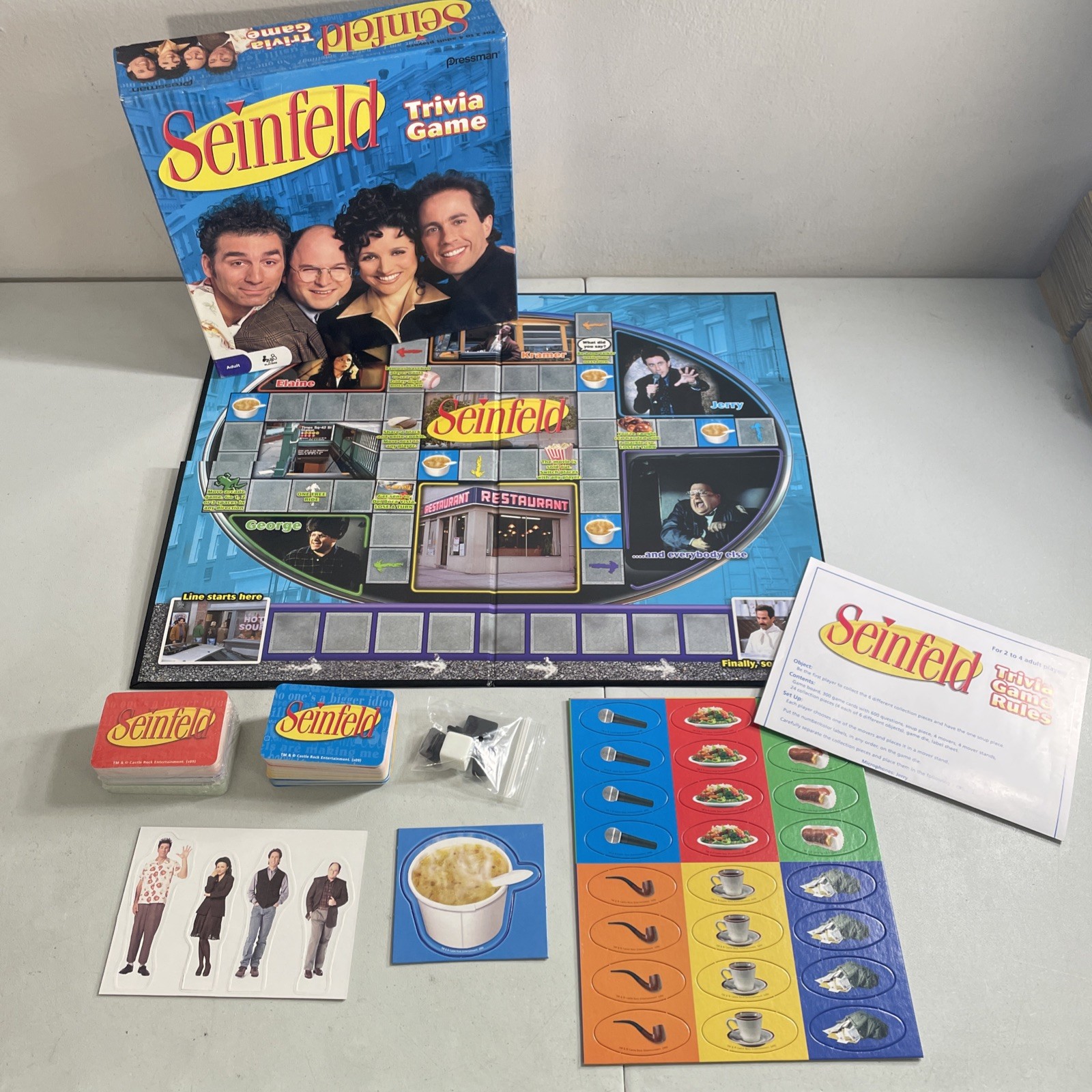 Seinfeld Trivia Game 90s TV Board Game by Pressman (2009)