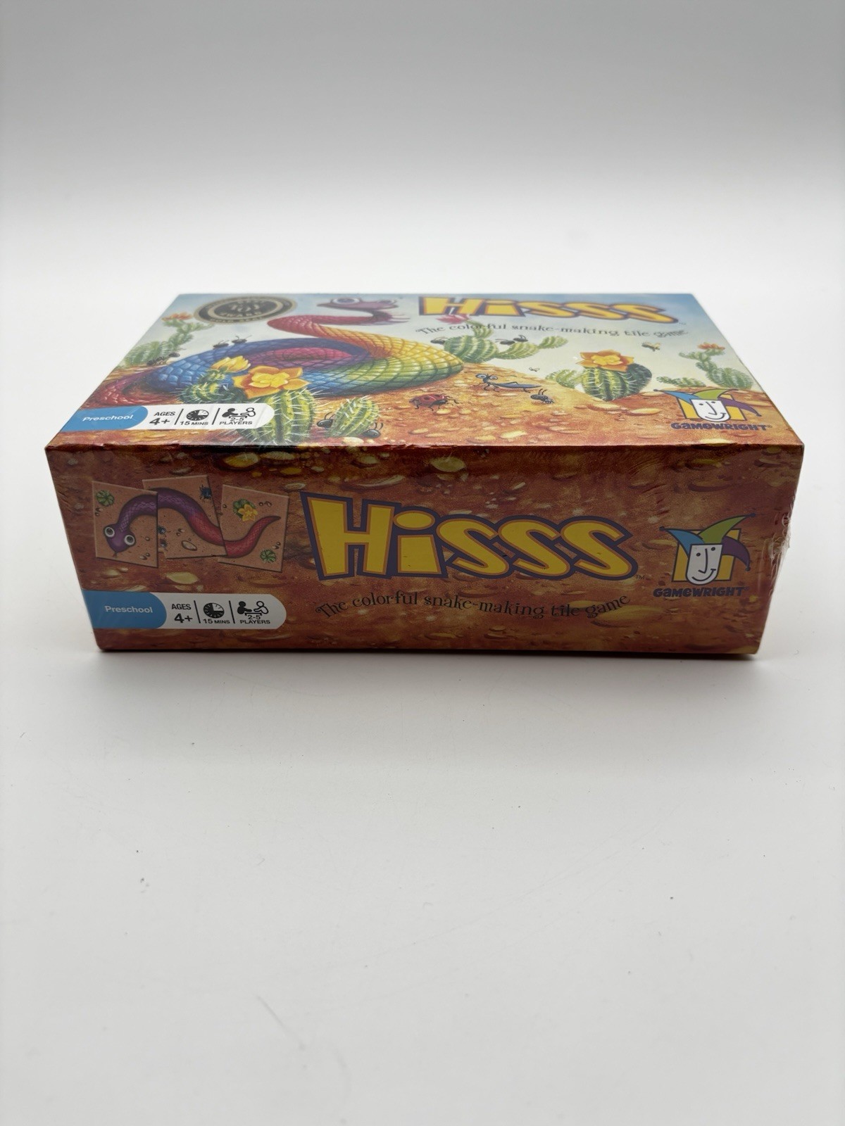 New. HISSS The Colorful Snake Making Tile Matching Game Gamewright. New. Sealed.