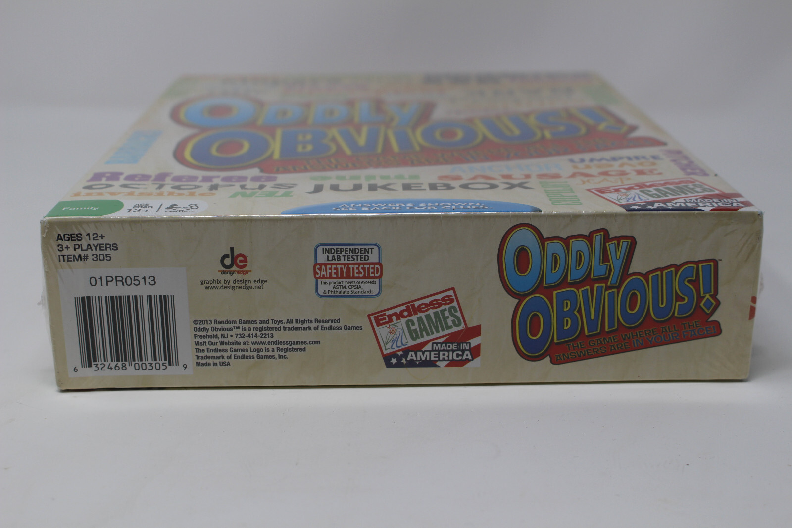 Oddly Obvious! Endless Games Sealed NEW Family Game Night Answers R in Your Face