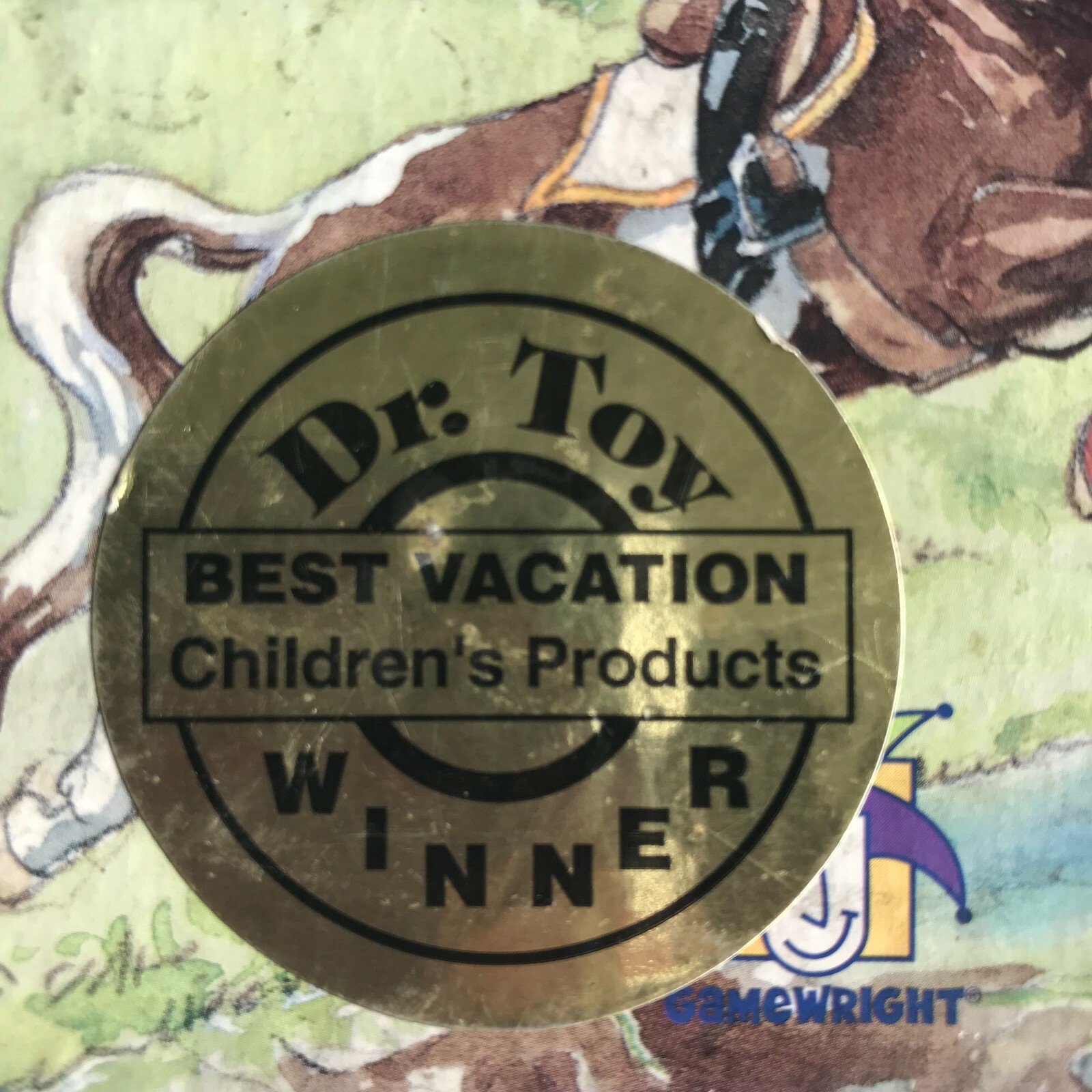 Gamewright HORSE SHOW Blue Ribbon Card Game COMPLETE Award Winner EUC