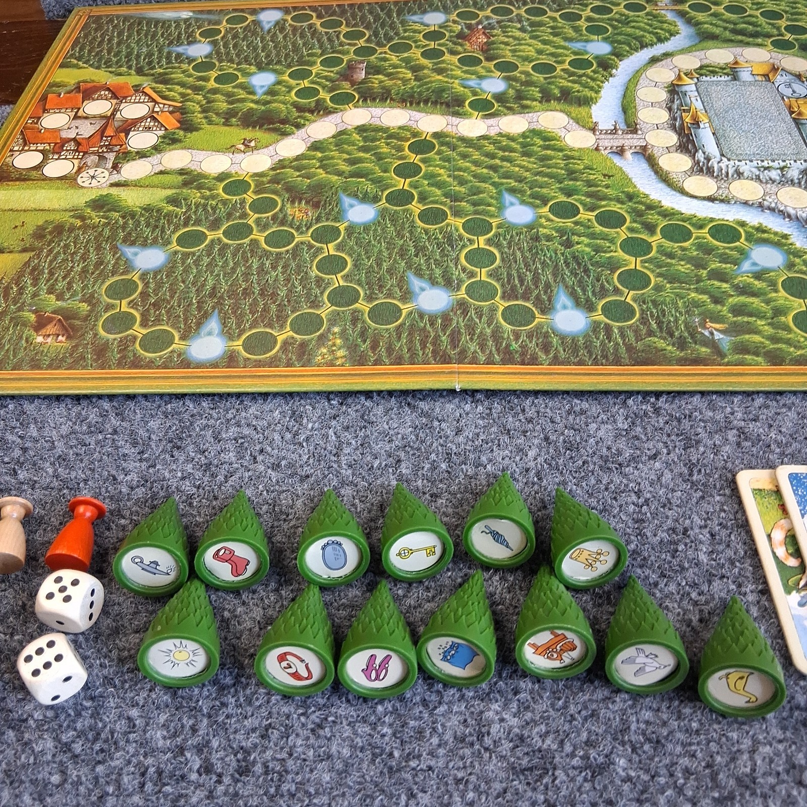 Enchanted Forest Ravensburger Vintage 1982 Board Game NO RULE BOOK