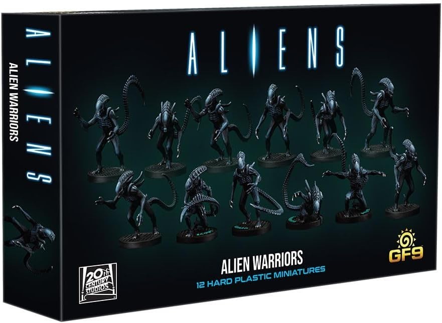 Gale Force 9 Aliens Tabletop Miniatures Alien Warriors Sprue of 4 Aliens Unpaint
